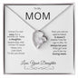 To My Mom Forever Love Knot Necklace
