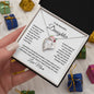 To My Beautiful Daughter Forever Love Necklace