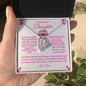 To My Beautiful Daughter Forever Love Necklace ( Barbie Enhancements )