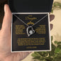 To My Daughter Forever Love Necklace
