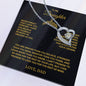 To My Daughter Forever Love Necklace