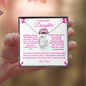 To My Beautiful Daughter Forever Love Necklace ( Barbie Enhancements )