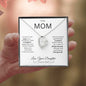 To My Mom Forever Love Knot Necklace