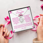 To My Beautiful Daughter Forever Love Necklace ( Barbie Enhancements )