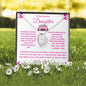 To My Beautiful Daughter Forever Love Necklace ( Barbie Enhancements )