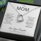 To My Mom Forever Love Knot Necklace