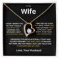 To My Wife Forever Love Necklace