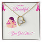 Forever Love Necklace (Breast Cancer Awareness)