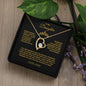 To My Daughter Forever Love Necklace