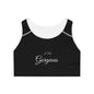I Am Gorgeous Sports Bra (AOP)