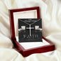 CZ Cross Necklace For Mom