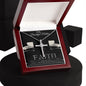 CZ Cross Necklace For Mom