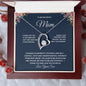 To My Wonderful Mom Forever Love Necklace A Special Gift