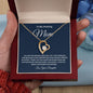 To My Amazing Mom Forever Love Necklace