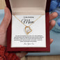 To My Amazing Mom Forever Love Necklace