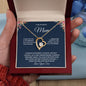 To My Wonderful Mom Forever Love Necklace A Special Gift