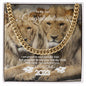 To My Son Cuban Link Chain Congratulations