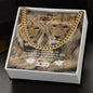 To My Son Cuban Link Chain Congratulations