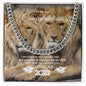 To My Son Cuban Link Chain Congratulations