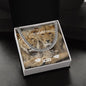 To My Son Cuban Link Chain Congratulations