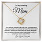 To My Amazing Mom Love Knot Necklace Happy Mother's Day