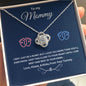 To My Mommy Beautiful Love Knot Necklace