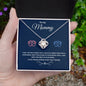To My Mommy Beautiful Love Knot Necklace