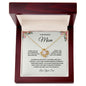 To My Wonderful Mom Beautiful Love Knot Necklace