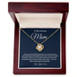 To My Amazing Mom Love Knot Necklace For A Special Mom
