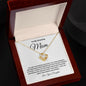 To My Amazing Mom Love Knot Necklace Happy Mother's Day