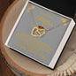 Interlocking Hearts Necklace Happy Mother's Day