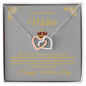 Interlocking Hearts Necklace Happy Mother's Day