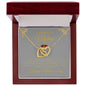 Interlocking Hearts Necklace Happy Mother's Day