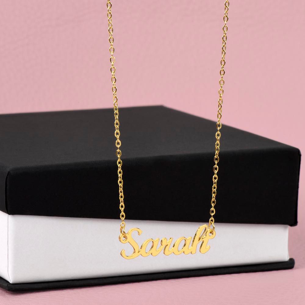 Custom Name Necklace Congratulations!
