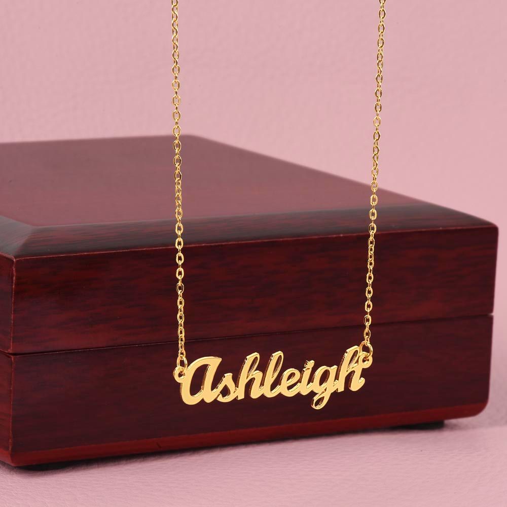 Custom Name Necklace Congratulations!