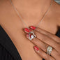 To My Wonderful Mom Forever Love Necklace