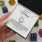 To My Amazing Mom Forever Love Necklace