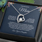 To My Wonderful Mom Forever Love Necklace