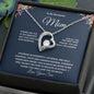 To My Wonderful Mom Forever Love Necklace A Special Gift