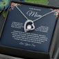 To My Wonderful Mom Forever Love Necklace