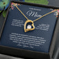 To My Wonderful Mom Forever Love Necklace A Special Gift