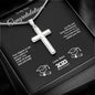 Stainless Cross Necklace Congratulations