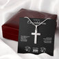 Stainless Cross Necklace Congratulations