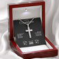 Stainless Cross Necklace Congratulations