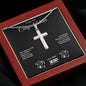 Stainless Cross Necklace Congratulations