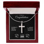 Stainless Cross Necklace Congratulations