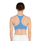 I Am Gorgeous Sports Bra (AOP)