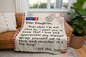 To My Daughter  VPM Cozy Plush Fleece Blanket - 50x60