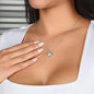 To My  Beautiful Daughter Love Knot Necklace