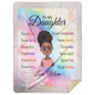 To My Daughter 60x80 MSHL Premium Mink Sherpa Blanket 60x80